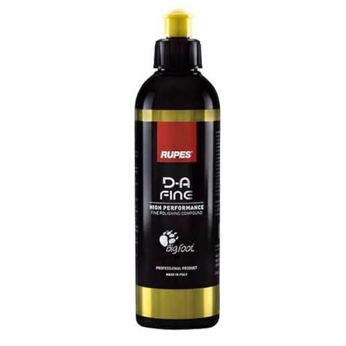 RUPES New D-A Fine Polish - HIGH Performance FINE POLISHING Compound - 250ML (8.5oz.)