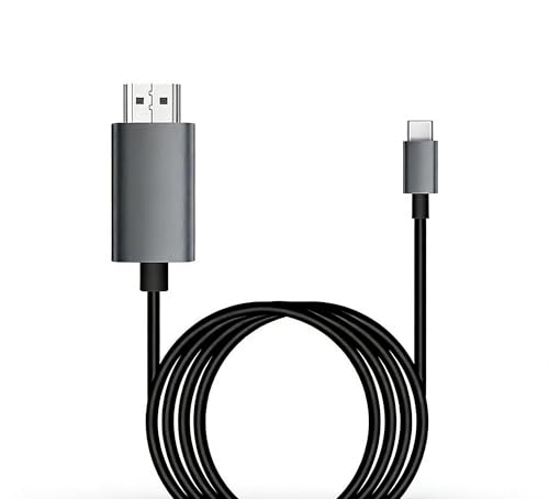 USB Type-C to HDMI �ϊ��P�[�u�� 4K 60Hz PVC 2m �u���b�N �I�[���u���b�N���f��