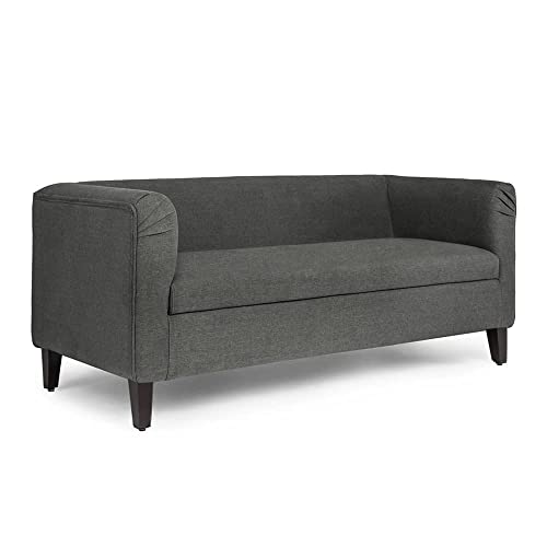 Image of Wakefit Sofa Set | 3 Year Warranty | Sofa 4 Seater, 4 Seater Sofa for Living Room, Wooden Sofa Set, Sofa Set 2+1+1 Seater - Miami(Tahoe : Ash Grey)