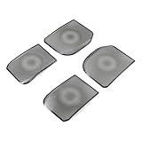 BOFIRE Horn Cover Fit for Land for Cruiser Prado 250 Stainless Steel Car Door Speaker Cover Trim Accessories Speaker Grill Mesh
