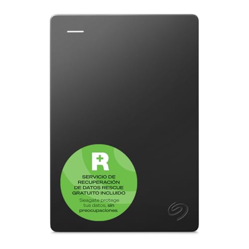 Seagate Portable Drive 1TB, Unidad De Disco Duro Externo, USB 3.0 para PC, ordenador portátil y Mac y servicios Rescue, Amazon Special Edition (STGX1000400)