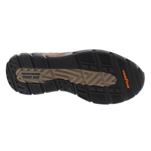 Skechers USA Men's Respected-Elgin 204810 Moc Toe Leather Slip-Ins, 24.0 cm4