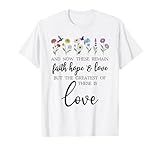 Corinthians 13 13 Shirt,Bible Verse Christian Tees