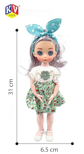 Image of Lyla Alia Play House Dolls - Gift Box with Accessories | Pretend Play Toy Set for Girls 3+ Years | Cute Suit Series in Carry Handle Box| 37 CM Tall