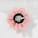 Rose Flower Brooches and Clips for Women | Salmon Hair Clips & Pins, 4.3 Inches