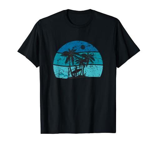 Surfing Paradise Beach Design - Tabla de surf para hombre y mujer Camiseta