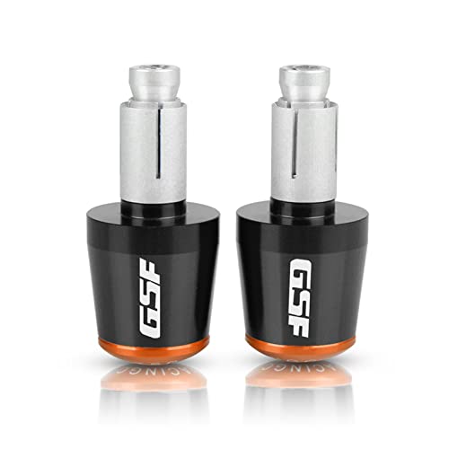 Contrepoids guidon Suzuki Bandit orange anti vibration pour poignée GSF