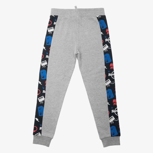 Hard Rock Youth Kids Unisex Side Stripe Joggers Gray2