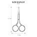 AsonTao Small Scissors With Round Tip Design - Professional Grooming for Hair, Eyelashes, Nose, Eyebrow Trimming, Mustache - Will Not Hurt the Nasal Cavity