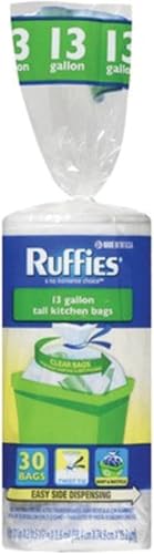 Ruffies 981587 Recycling Bag,30 Count,13 gallon