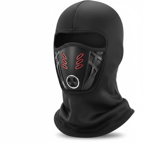 Balaclava Face Mask Men Winter Rider Warm Anti-haze Mask, Windproof Thermal Full Face Cover for Skiing, 3D Design Breathable Bandana, for Skiing,Snowboarding, Motorcycle & Cold Weather Outdoor Use