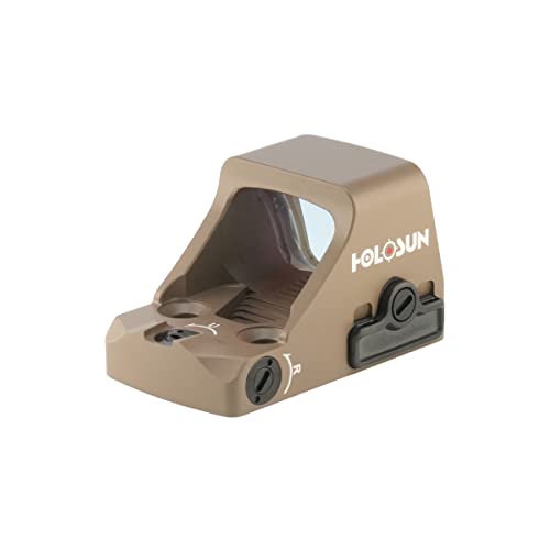 HOLOSUN HS407K X2 Red 6 MOA Dot Open Reflex Optical Sight for Subcompact Pistols - Durable Parallax Free Unlimited Eye Relief Handgun Sight with Aluminum Housing & Shake Awake Technology - Image 8