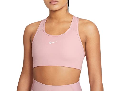 NIKE Women's Sports Bra, Pink Glaze/Pure/(White), X-Small