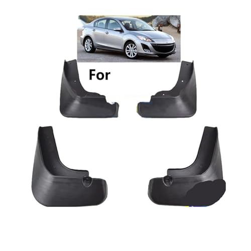 Guardabarros para Mazda 3 BL Axela sedán para evitar manchas y proteger de salpicaduras 5