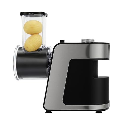 1000W Elektrischer Gemüseschneider, Edelstahl Gemüsereibe...