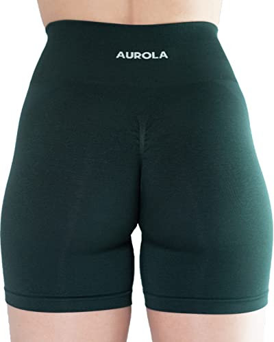 Image of AUROLA Intensify Workout Shorts for Women Seamless Scrunch Short Gym Yoga Running Sport Active Exercise Fitness Shorts