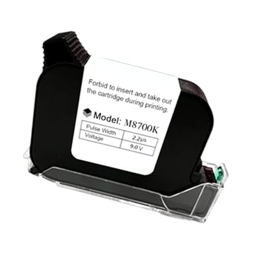 Cartouche jet d'encre portative M8700K pour marquage multi-surfaces