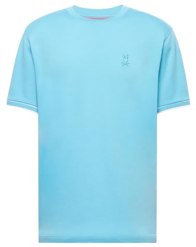 Psycho Bunny Tomas Textured Neck Band Tee