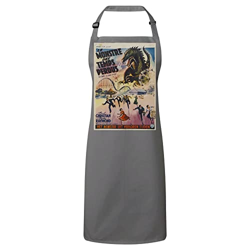 Tablier cuisine rétro cadeau idéal affiche Monstre des Temps Perdus
