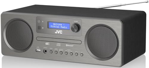 Mini Hifi JVC RD E861B DAB - vue 3