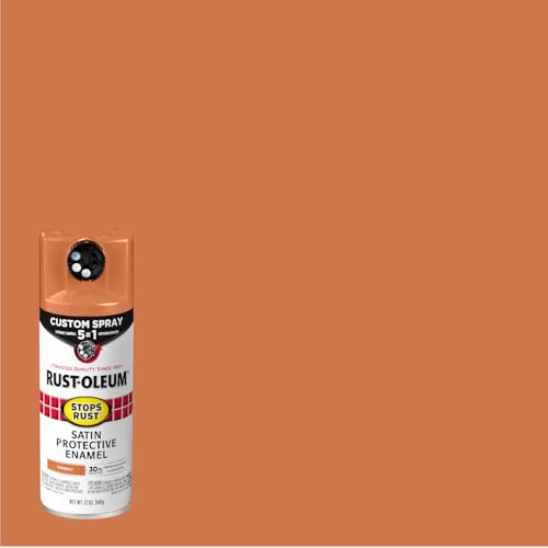 Image of Rust-Oleum Stops Rust Custom 5-in-1 Spray Paint, Satin Turmeric