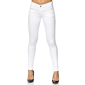 Elara Chunkyrayan elastische damesbroek, push-up jeans