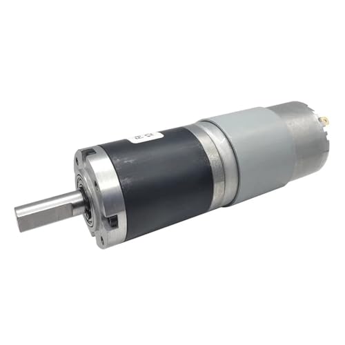 Torque DC Planetary Gear Motor 12V 24V Low Speed Adjustable Speed Reversible Long Life DC Metal Motor Shaft Diameter 10MM(12v 36rpm 85kgf.cm)