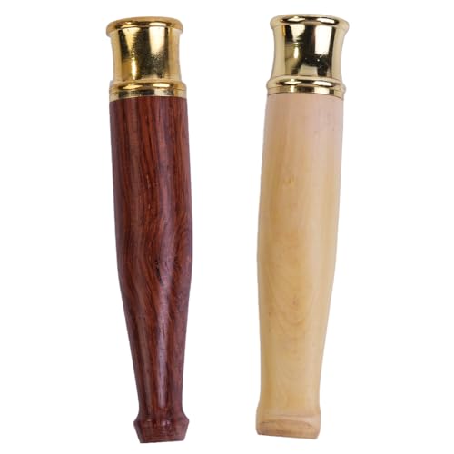 VOANZO 2pcs Wooden Cigarette Holder Filter Cigarette Holder Handmade Cigarette Holder Reusable Easy-To-Clean Cigarette Holder Suitable For Thin Medium And Thick Size Cigarettes