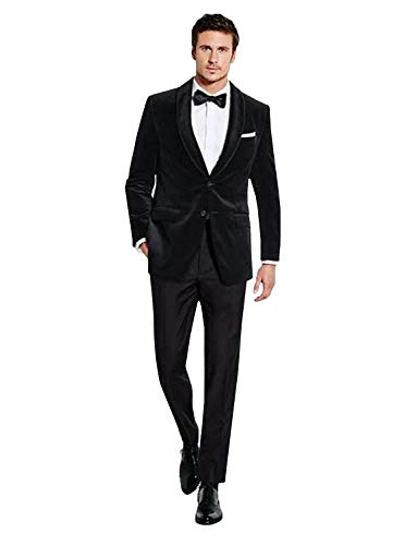 Hommes Costume Deux Pièces Velours | Dites Adieu aux Costumes Rigides et Inconfortables
