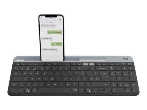 LOGITECH K580 Slim Multi-Device Wireless Keyboard Graphite Nordic