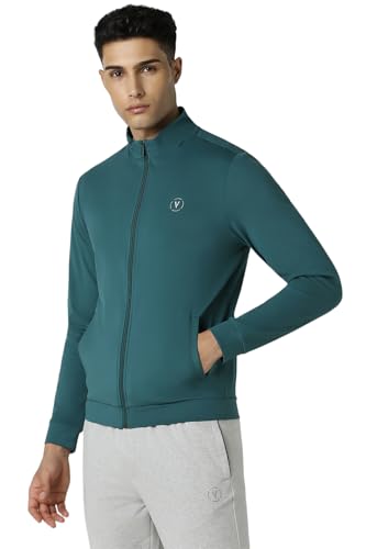 Image of Van Heusen Men's Flex Power Series Full Sleeve Sports Jacket | Zip Front | Perfect for Layering