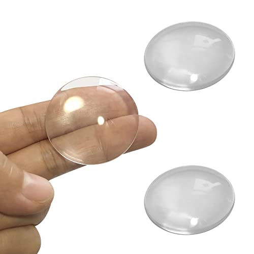 Image of 2PCS X Optical Glass Lens Without Edge Dameter 51MM Flat-Convex Lens, Focusing LED Convex Lens (2PCS Φ51mm*H12.5*F75)