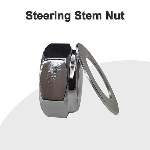 Image of Motorcycle Steering Stem Nut for 50cc 70cc 90cc 110cc 125cc 140cc 150cc 160cc Chinese Pit Dirt Motor Bike SSR Thumpstar Apollo Stomp Pitster Pro SDG Taotao Coolster