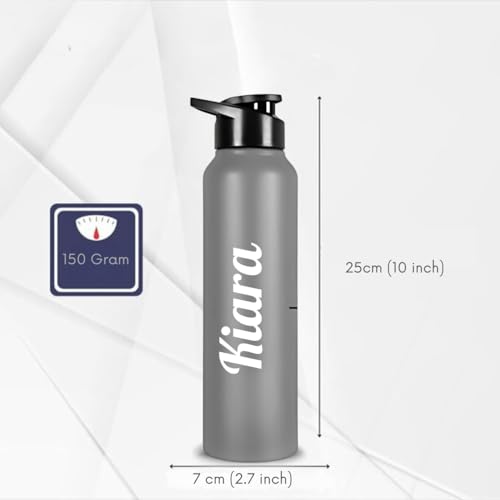 Image of CASPIAN / / / Hike Stainless Steel Customize Sipper Water Bottle Leak Proof Thunder for Fridge Home Office Travel School Kids Boys Girls Adults Sports Gym Yoga (G-Goose 1 Litre, Set of 1)