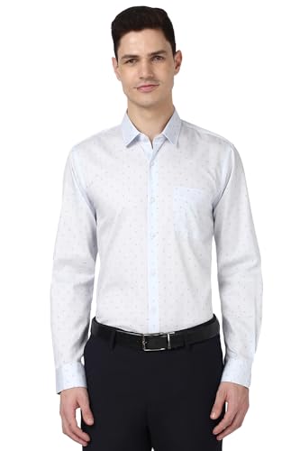 Image of Peter England Men's Cotton Print Slim Fit Shirt