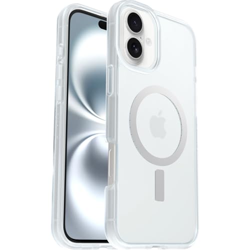 Image of OtterBox iPhone 16 Plus React Series Case - Clear - Ultra-Thin, Stylish Minimalist iPhone Case, MagSafe Compatible