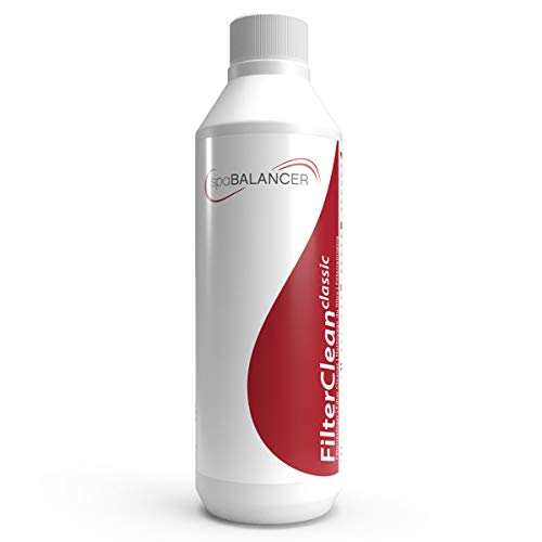 SpaBalancer FilterClean Classic 0,5 l – Filterreiniger für Whirlpool-Filter, flüssiger Kartuschenreiniger zur gründlichen Filterreinigung, entfernt Ablagerungen und Verschmutzungen