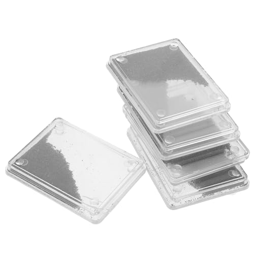 JOINPAYA 5 Stück Magnetfeld Demonstrator Feine Eisenspäne Physik Lehrmittel für Wissenschaftliche Experimente Unterricht Magnetismus Magnetische Feld Visualisierung für Schüler