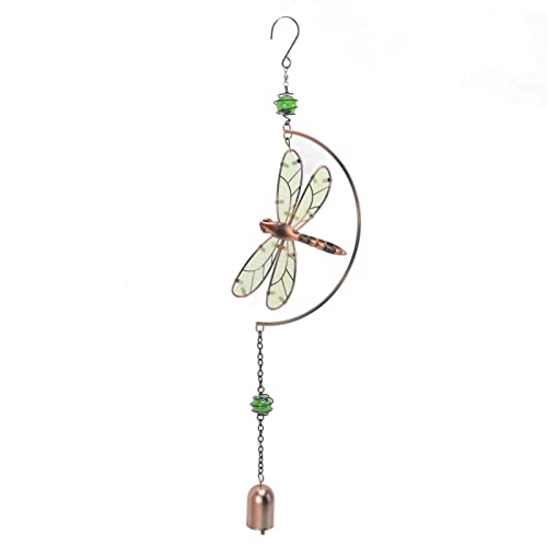 Campanella a Libellula a Luminoso Appeso Ornamento a Forma di Carillon DIngresso Decorazione a da Esterno Decorazioni per Esterni