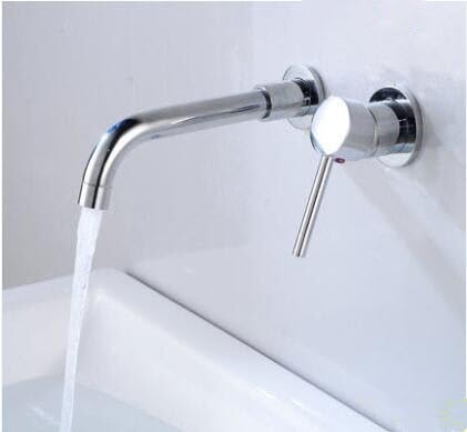Mitigeur de lavabo chrome pour une robinetterie de bain luxueuse