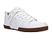 DVS Men's Comanche Lt Skate Shoe, White/White/Gum-9M