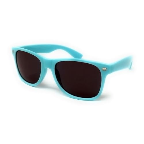 WS UK Adults Classic Sunglasses with UV400 Protection - Unisex (Sky Blue)