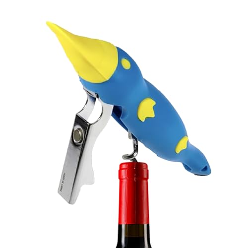Abrificador Magnético De Botellas - Abre Latas De Refrescos - Abretapas de Latas para Vino Leche Refresco Cerveza con Forma de Animal de Pico Plano - Para Decoración Restaurante Bar Pícnic