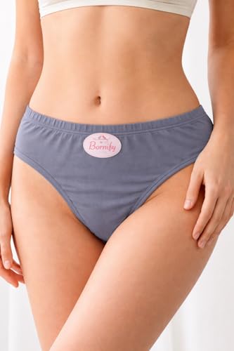 Image of Women's Cotton Brief(Pack of 5) (ZAPPY-12-BORNI-091 Multicoloured 85 cm)
