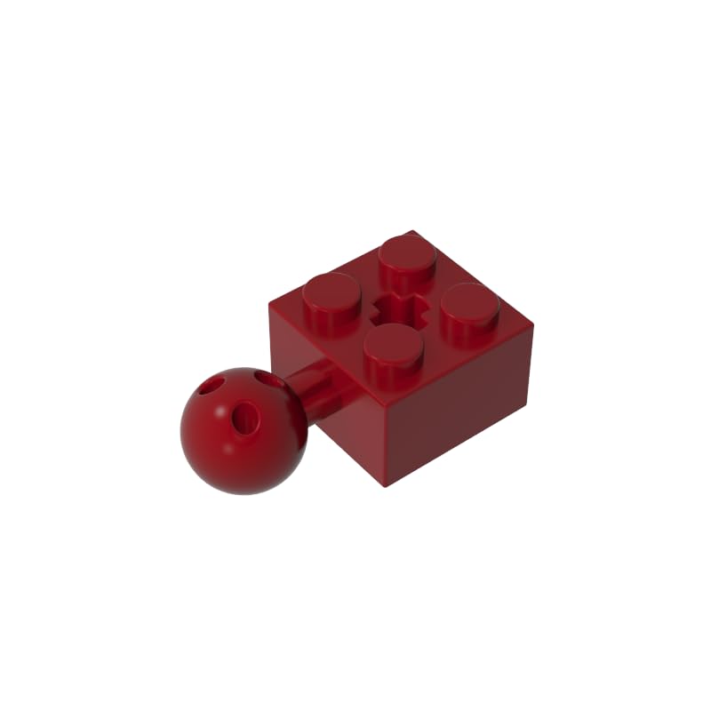 XYEIUGO 57909 Technic Brick Modified 2x2 with Ball and Axle Hole, 50 PCS — image 1
