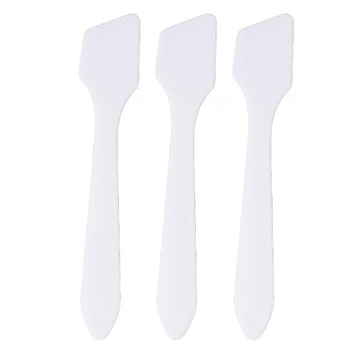 Sonew 3Pcs Facial Mask Spatula Set, Multipurpose Beauty Skin Care Plastic Cosmetic Spatula Applicator