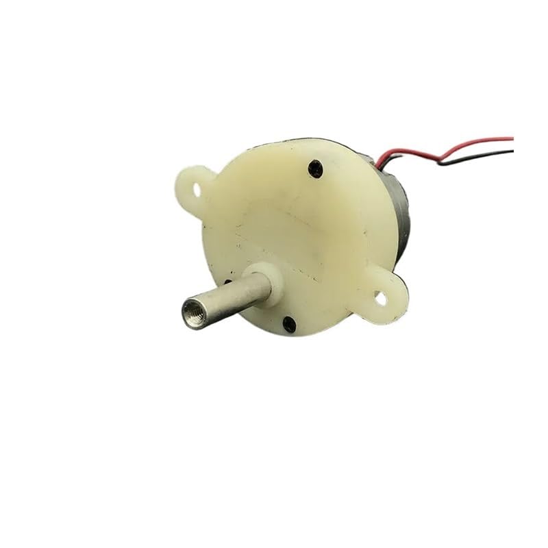 DC 3V 5V 6V 5RPM Slow Speed Reducer 300 Turbo Worm Gear Electronic Starter 32mm Gearbox Threaded Shaft 18mm Long Shaft DIY Toy Model