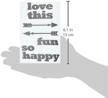 Jillibean Soup Stamp &amp; Stencil Set-Love This (並行輸入品)