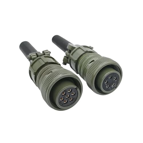 Conector militar de 8 pines con enchufe angular MS3108 16-8S robusto 3