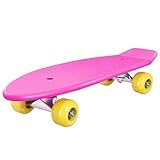 BESPORTBLE Patineta para Adultos Monopatín De Calle Tabla Rodilleras para Niños Monopatín para Interiores Monopatín De 4 Ruedas Longboard De Crucero Longboard Completo Páginas Patineta
